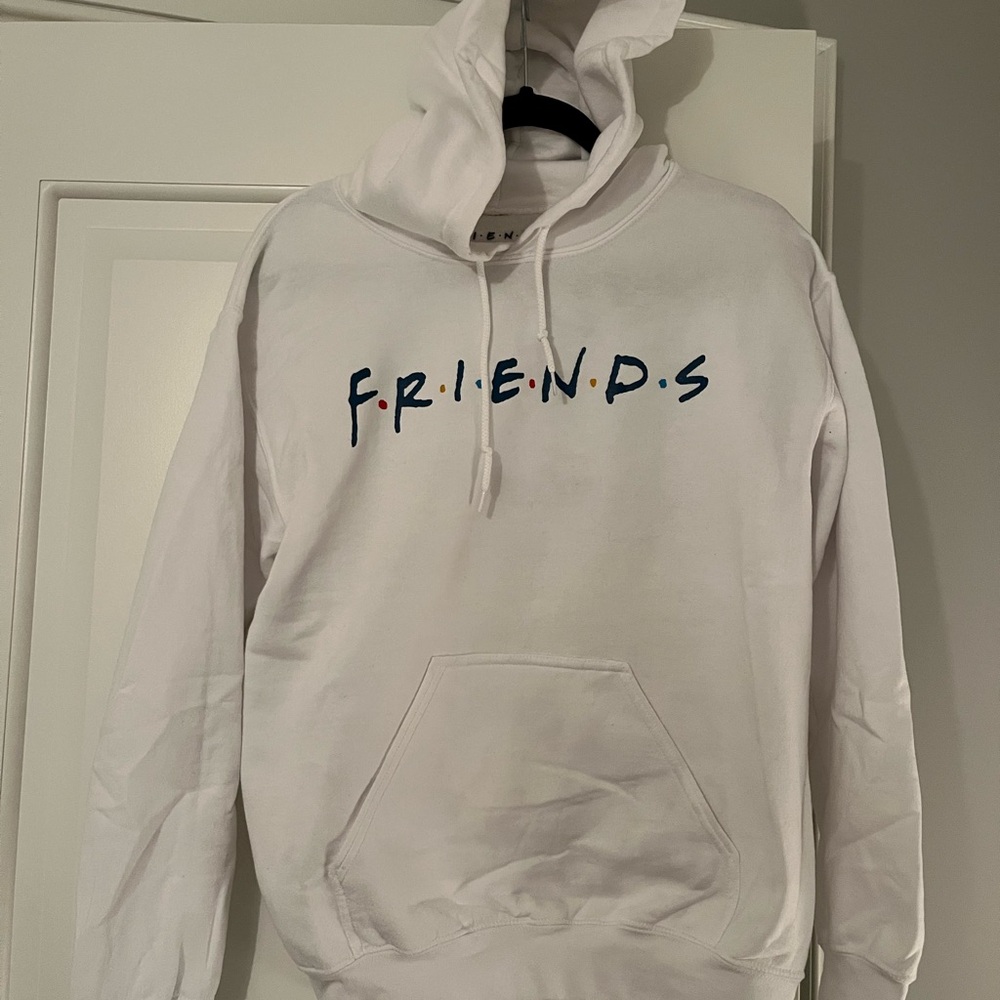 White Friends Hoodie